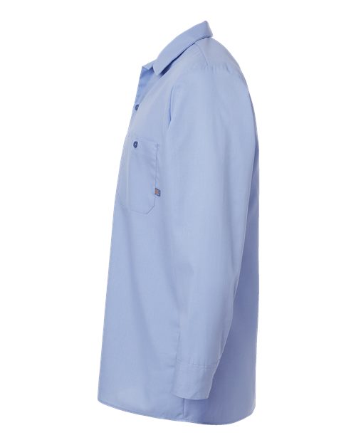 Dickies Industrial Long Sleeve Work Shirt L535 Custom Embroidered Business Logo