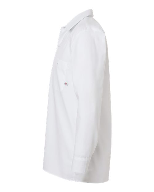 Dickies Industrial Long Sleeve Work Shirt L535 Custom Embroidered Business Logo