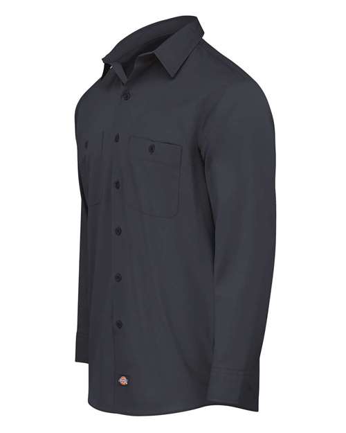 Dickies Industrial Worktech Ventilated Long Sleeve Work Shirt LL51 Custom Embroidered Business Logo