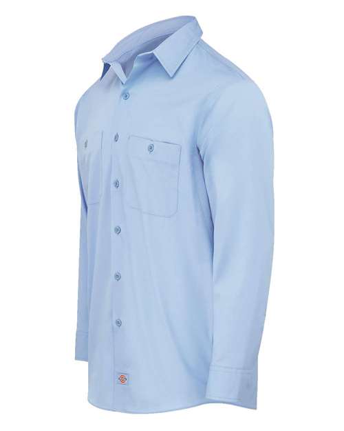 Dickies Industrial Worktech Ventilated Long Sleeve Work Shirt LL51 Custom Embroidered Business Logo