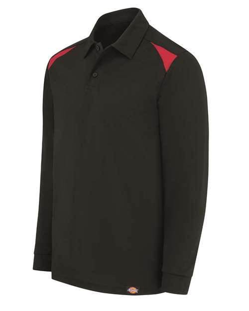 Dickies Industrial Worktech Ventilated Long Sleeve Work Shirt - Tall Sizes LL51T Custom Embroidered Business Logo