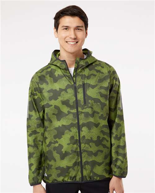 Custom Embroidered Adidas Hooded Full-Zip Windbreaker A524