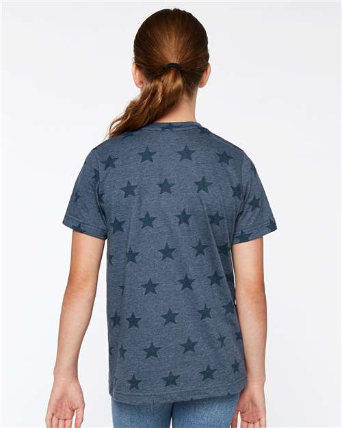 Code Five Youth Star Print Tee 2229
