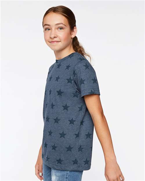 Code Five Youth Star Print Tee 2229