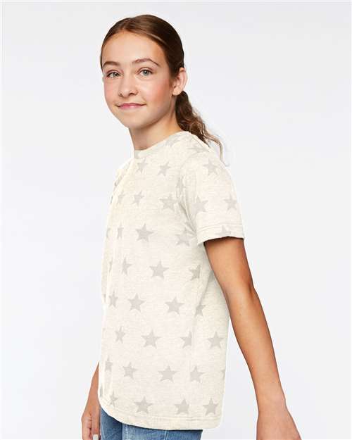Code Five Youth Star Print Tee 2229