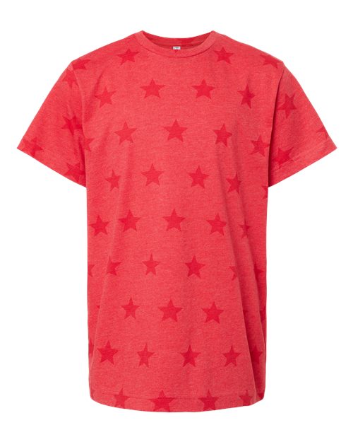 Code Five Youth Star Print Tee 2229