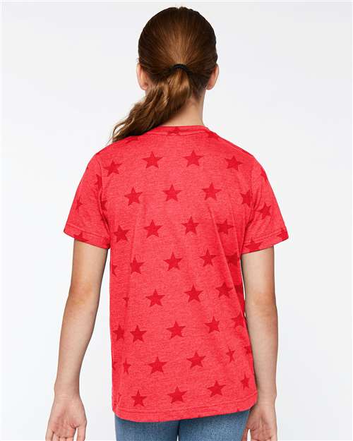 Code Five Youth Star Print Tee 2229