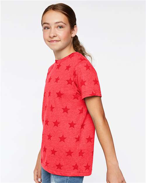 Code Five Youth Star Print Tee 2229
