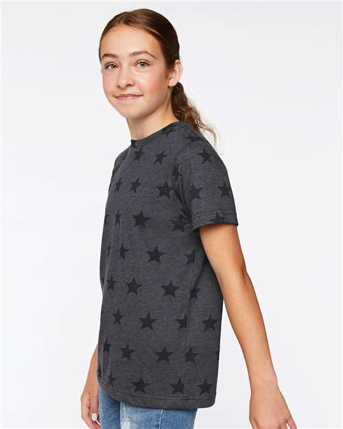 Code Five Youth Star Print Tee 2229
