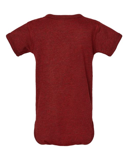 Rabbit Skins Infant Fine Jersey Bodysuit 4424 Cardinal Blackout