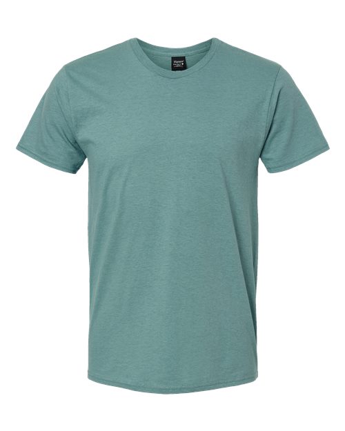 Hanes Perfect-T T-Shirt 4980 Marbled Green Clay