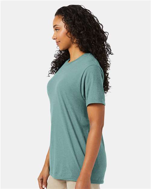 Hanes Perfect-T T-Shirt 4980 Marbled Green Clay