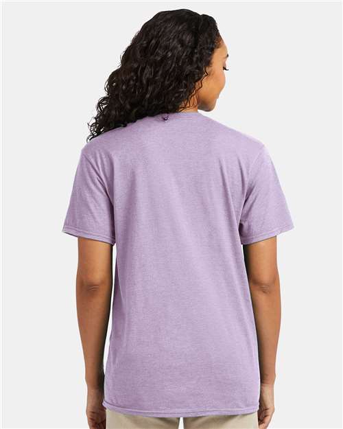Hanes Perfect-T T-Shirt 4980 Marbled Pale Violet