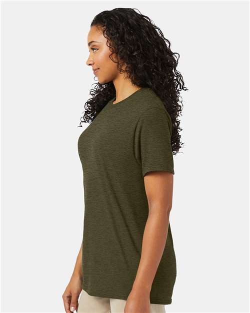 Hanes Perfect-T T-Shirt 4980 Military Green Heather