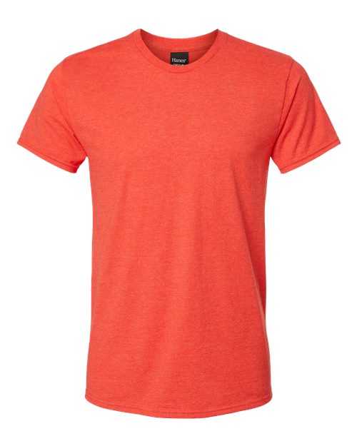 Hanes Perfect-T T-Shirt 4980 Poppy Red Heather