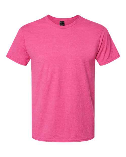 Hanes Perfect-T T-Shirt 4980 Wow Pink Heather