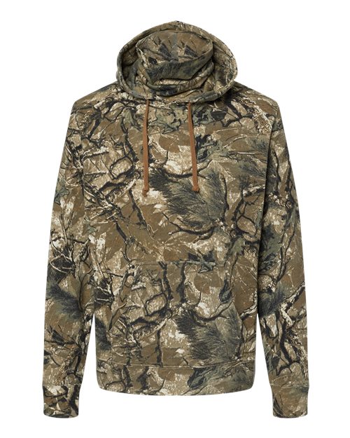 J. America Gaiter Fleece Hooded Sweatshirt 8879