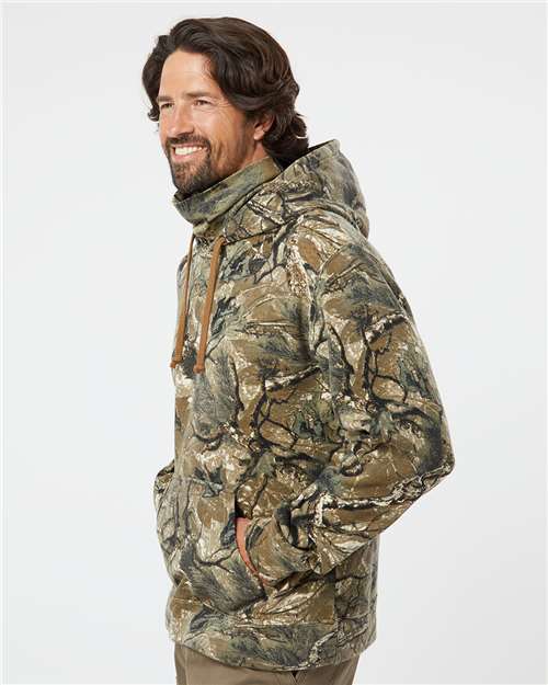 J. America Gaiter Fleece Hooded Sweatshirt 8879