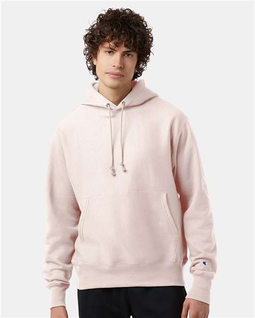 Custom Embroidered Champion Reverse Weave® Hooded Sweatshirt S101 Body Blush