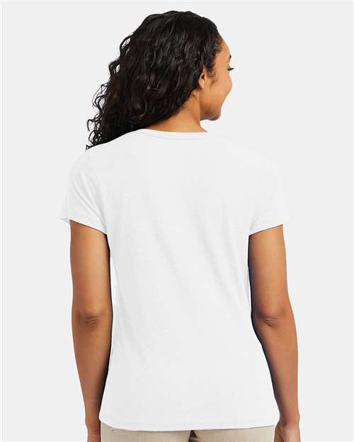 Hanes Perfect-T Women’s Triblend V-Neck T-Shirt 42VT