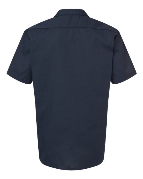 Dickies Industrial Short Sleeve Work Shirt - Tall Sizes S535T Custom Embroidered Business Logo
