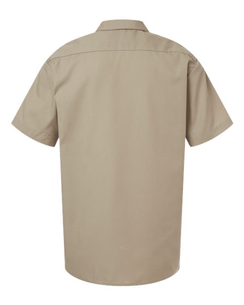 Dickies Industrial Short Sleeve Work Shirt - Tall Sizes S535T Custom Embroidered Business Logo