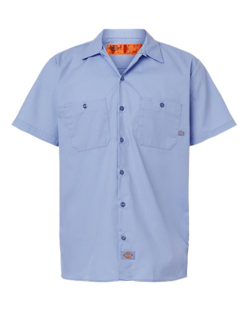 Dickies Industrial Short Sleeve Work Shirt - Tall Sizes S535T Custom Embroidered Business Logo