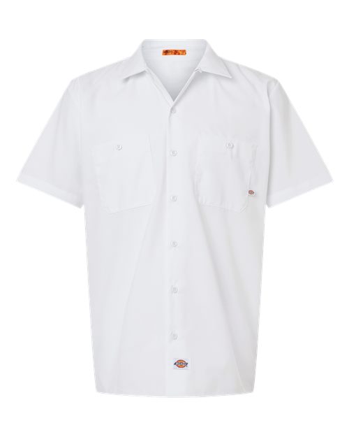 Dickies Industrial Short Sleeve Work Shirt - Tall Sizes S535T Custom Embroidered Business Logo