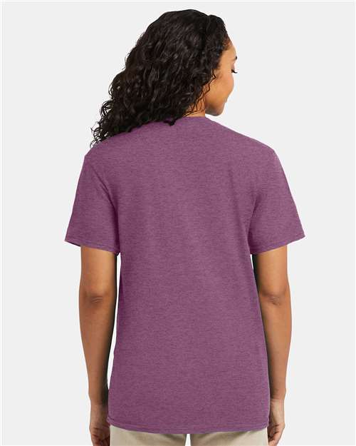 Hanes Perfect-T T-Shirt 4980 Purple Rain Heather