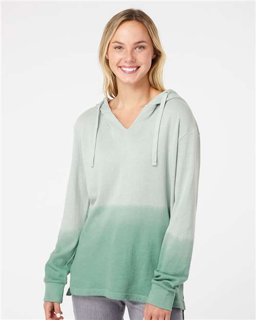 Custom Embroidered MV Sport Women's French Terry Ombré Hooded Sweatshirt W20185