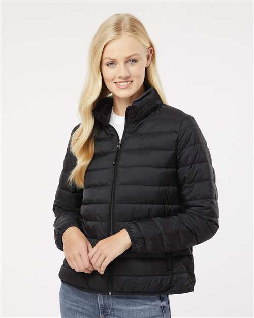 Custom Embroidered Weatherproof Women's PillowPac Puffer Jacket 211137