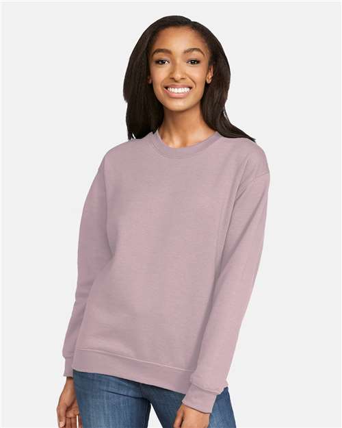 Gildan Softstyle® Midweight Crewneck Sweatshirt SF000 Navy Custom Embroidered Business Logo