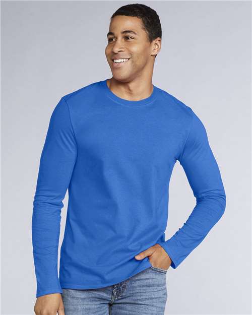 Custom Embroidered Gildan Softstyle® Long Sleeve T-Shirt 64400