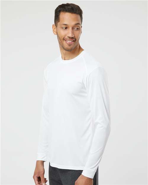 Paragon Long Islander Performance Long Sleeve T-Shirt 210 White