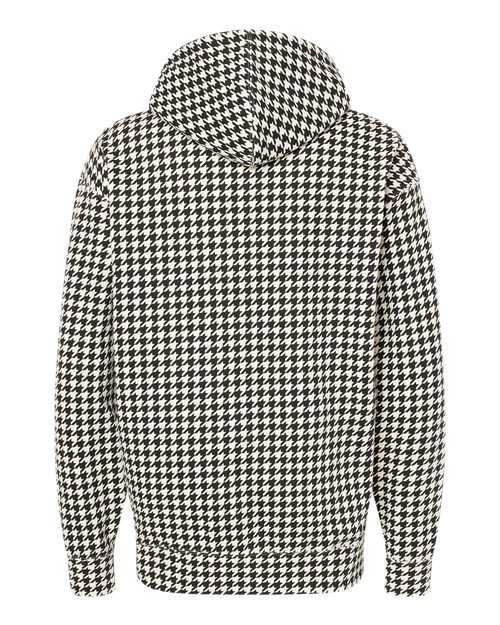 Independent Trading Co. Heavyweight Hooded Sweatshirt IND4000 Houndstooth Custom Embroidered Business Logo