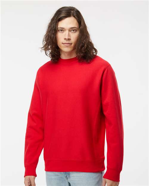 Custom Embroidered Independent Trading Co. Legend - Premium Heavyweight Cross-Grain Crewneck Sweatshirt IND5000C