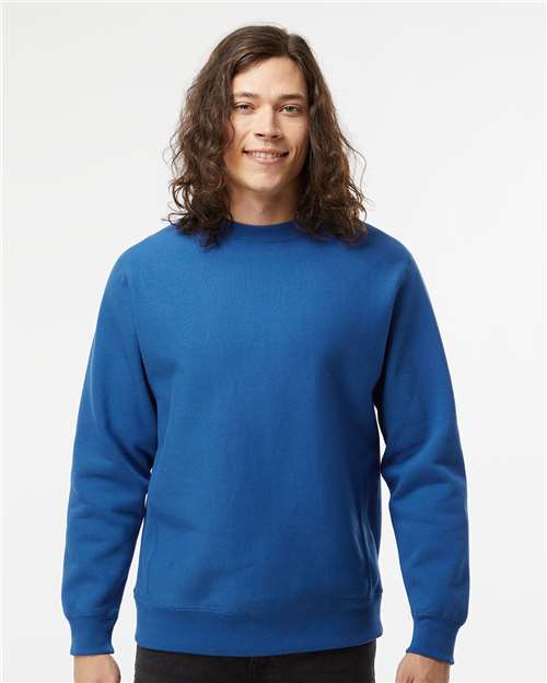 Custom Embroidered Independent Trading Co. Legend - Premium Heavyweight Cross-Grain Crewneck Sweatshirt IND5000C
