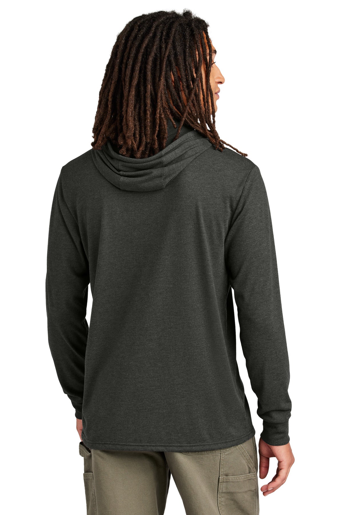 Custom Embroidered Allmade Unisex Tri-Blend Hoodie Tee AL6003,Space Black