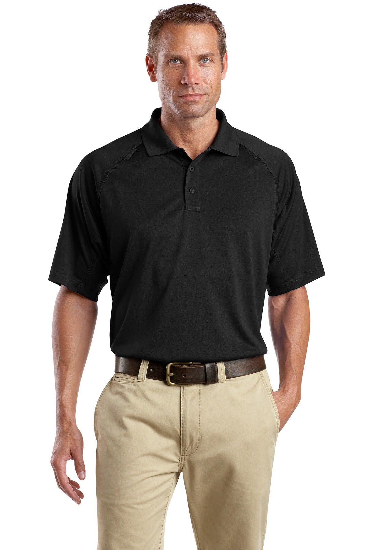 CornerStone - Select Snag-Proof Tactical Polo. CS410 Black