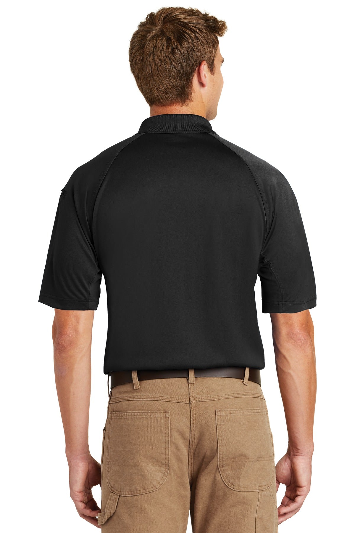 Custom Embroidered CornerStone - Select Snag-Proof Tactical Polo. CS410,Black