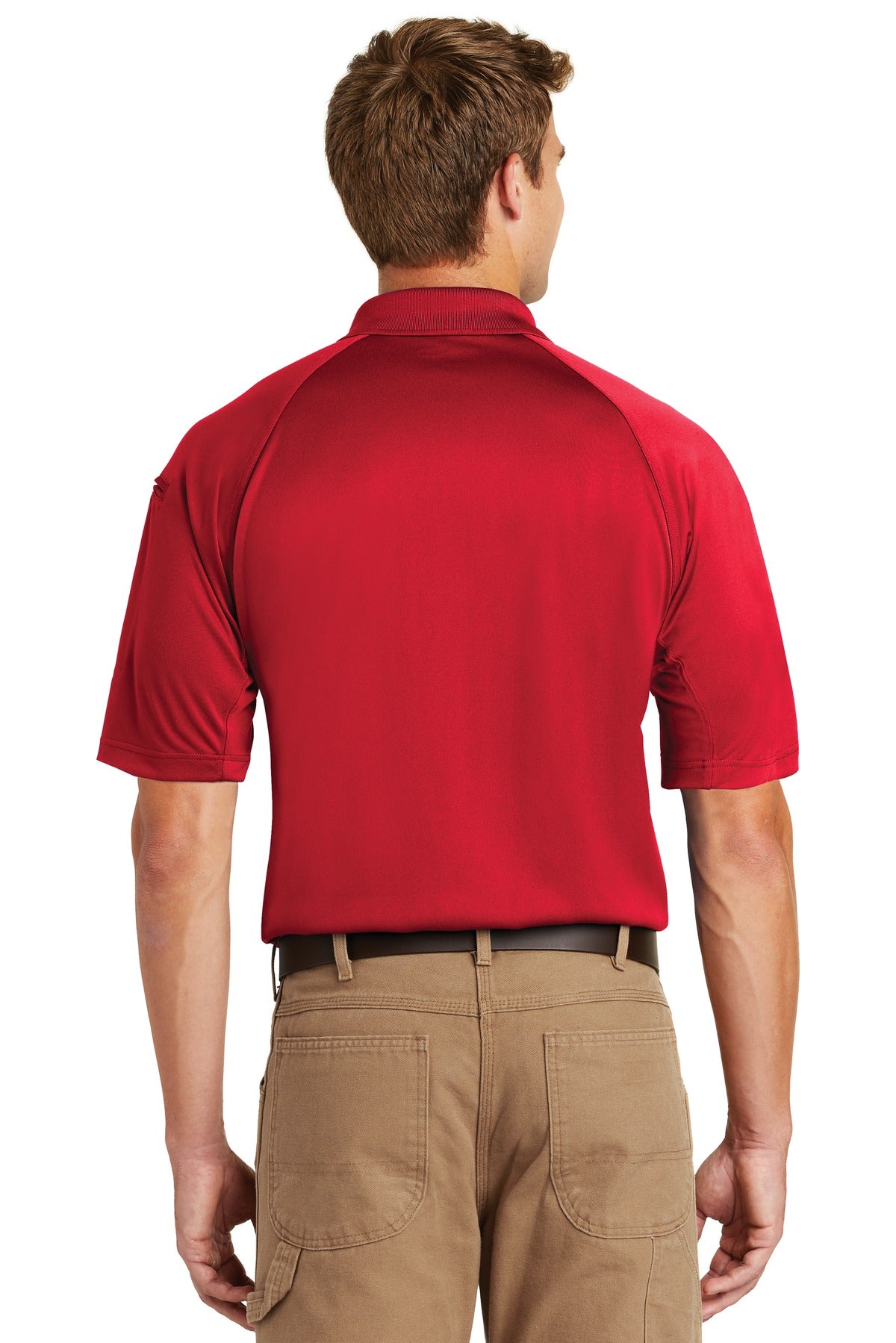Custom Embroidered CornerStone - Select Snag-Proof Tactical Polo. CS410,Red