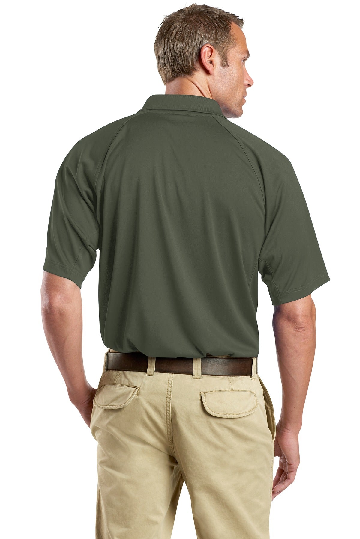 Custom Embroidered CornerStone - Select Snag-Proof Tactical Polo. CS410,Tactical Green