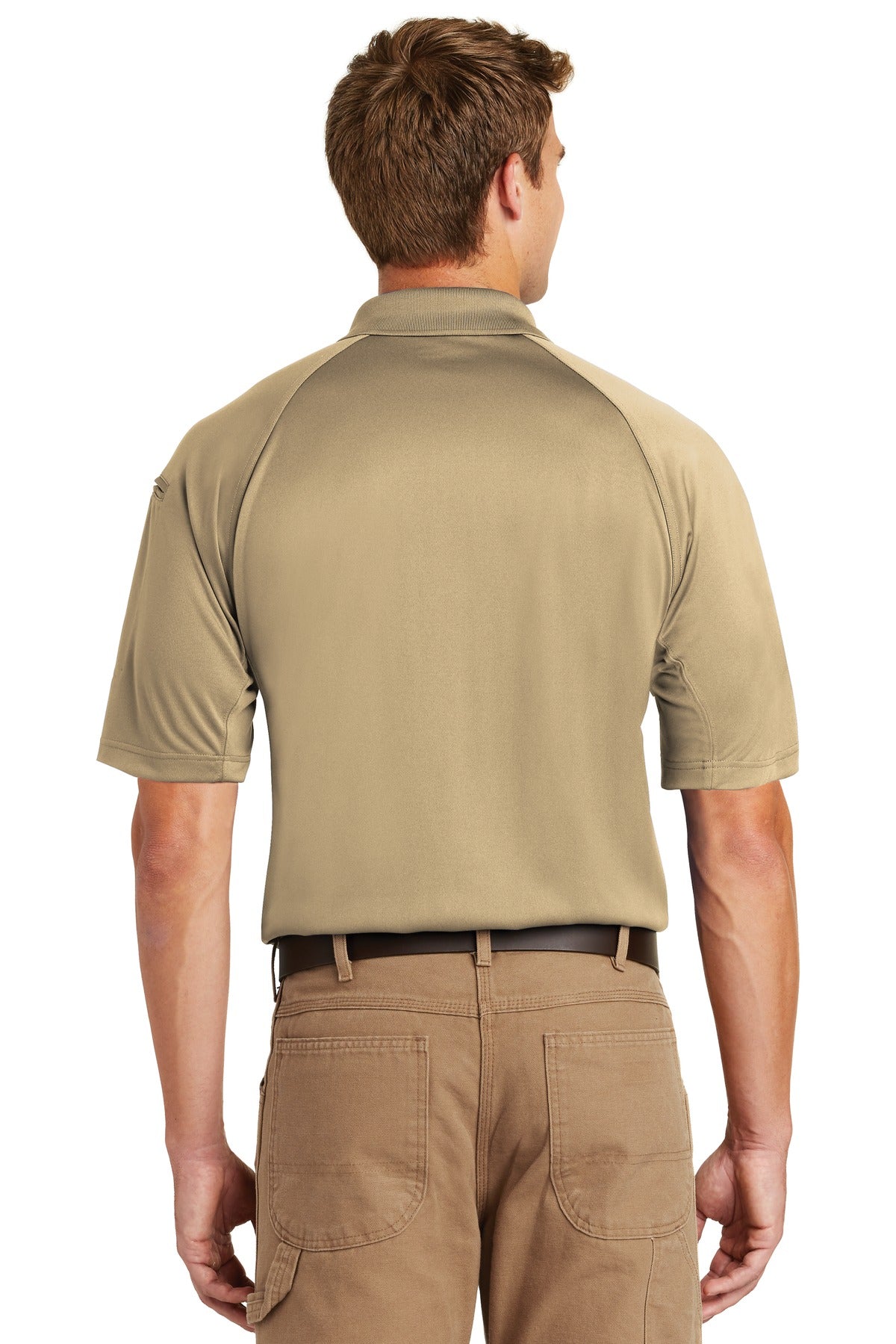 Custom Embroidered CornerStone - Select Snag-Proof Tactical Polo. CS410,Tan