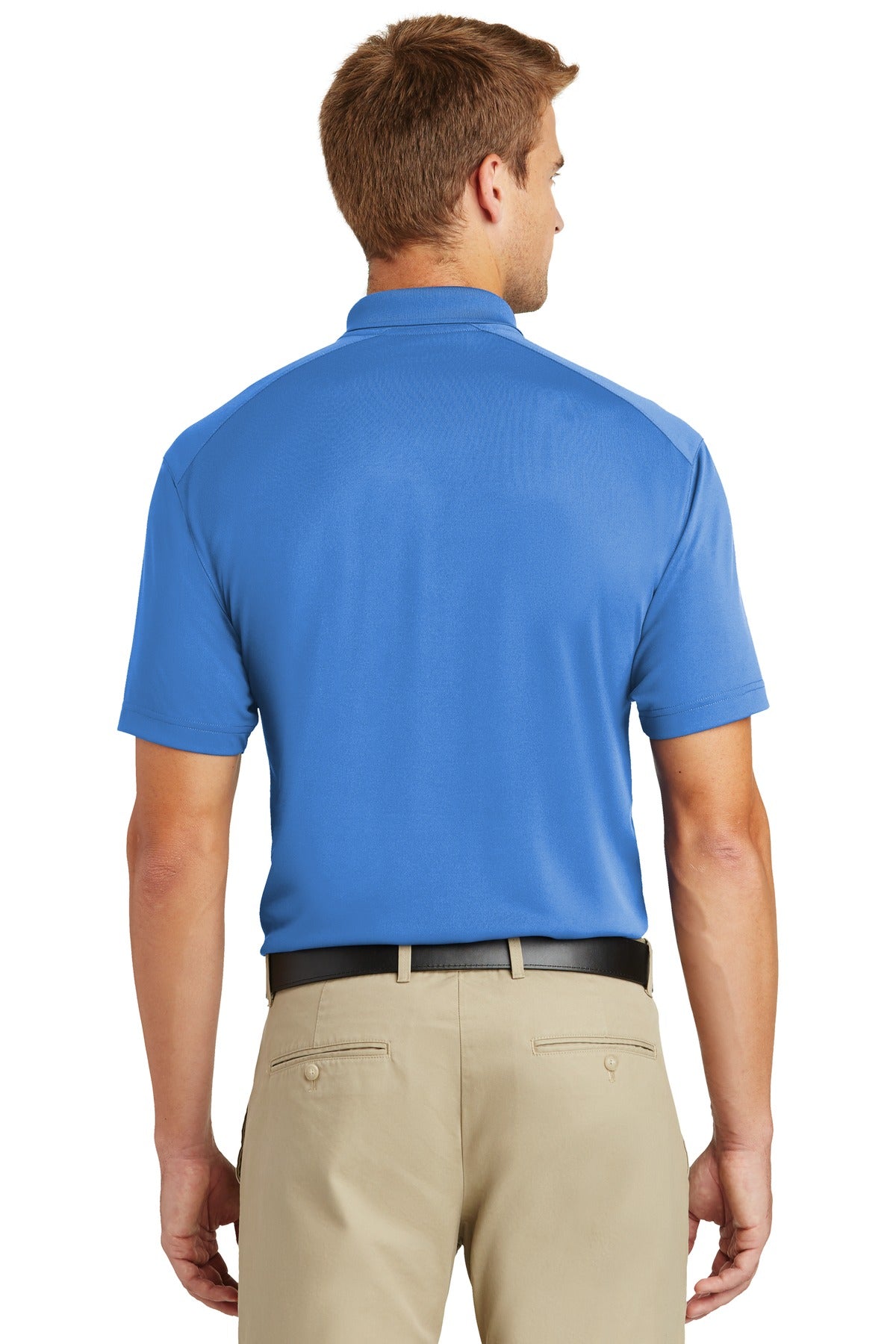 Custom Embroidered CornerStone Select Lightweight Snag-Proof Polo. CS418,Blue Lake