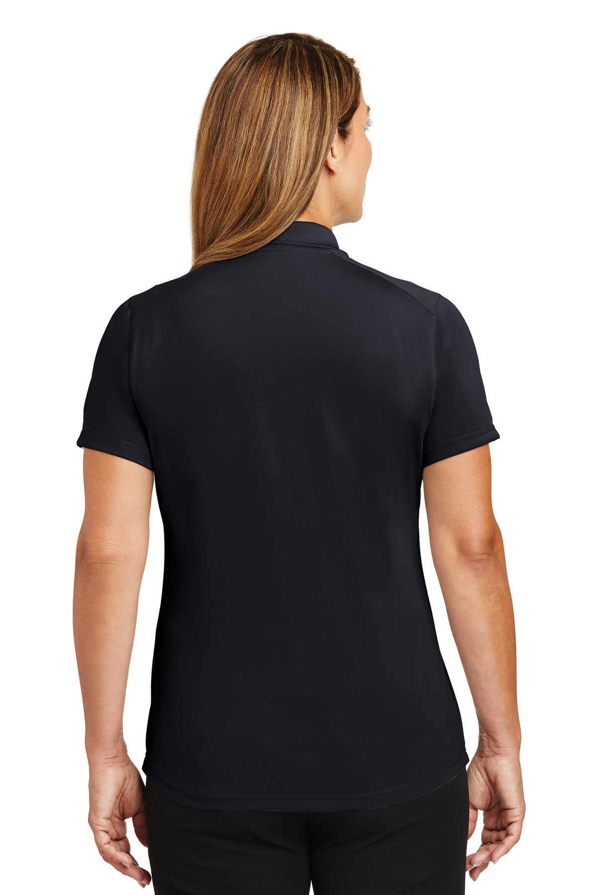 Custom Embroidered CornerStone Women's Select Lightweight Snag-Proof Polo. CS419,Dark Navy