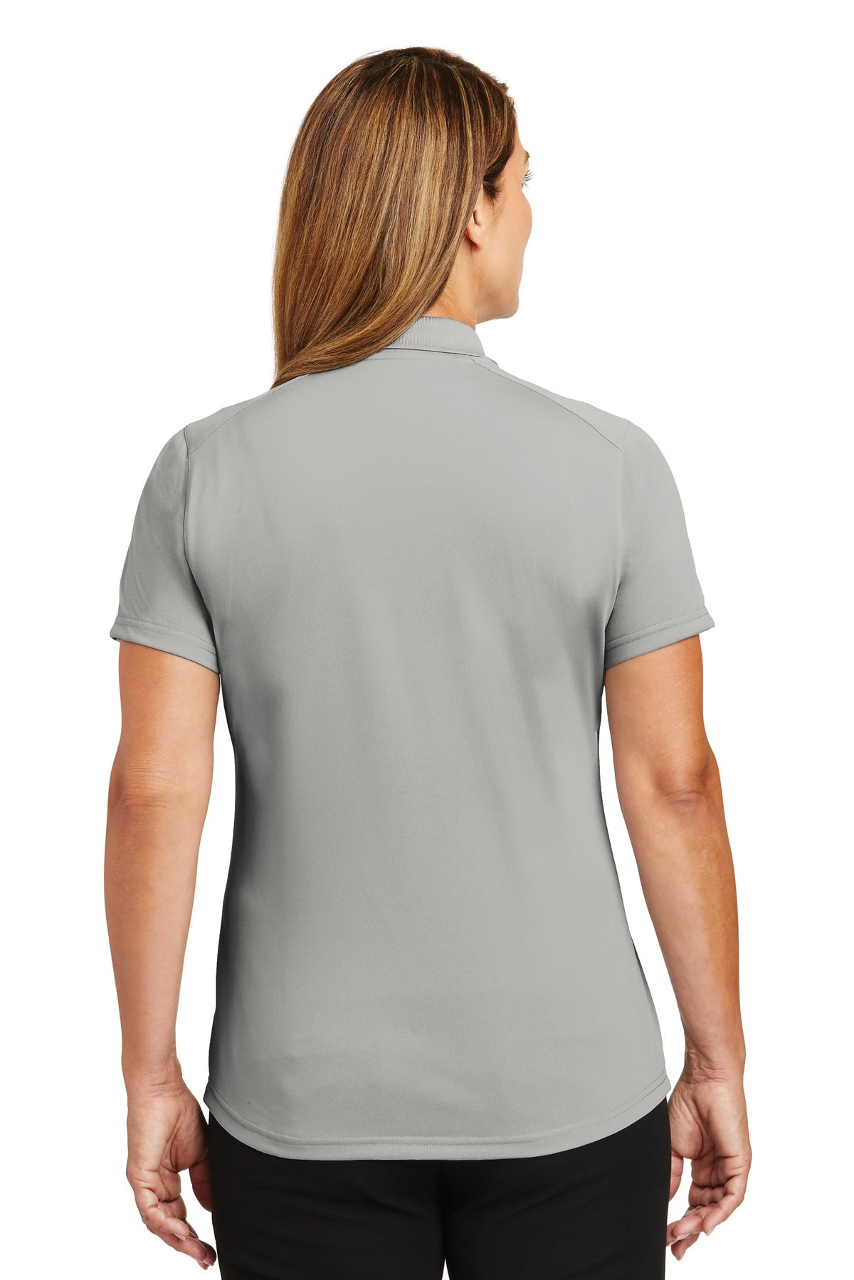 Custom Embroidered CornerStone Women's Select Lightweight Snag-Proof Polo. CS419,Light Grey