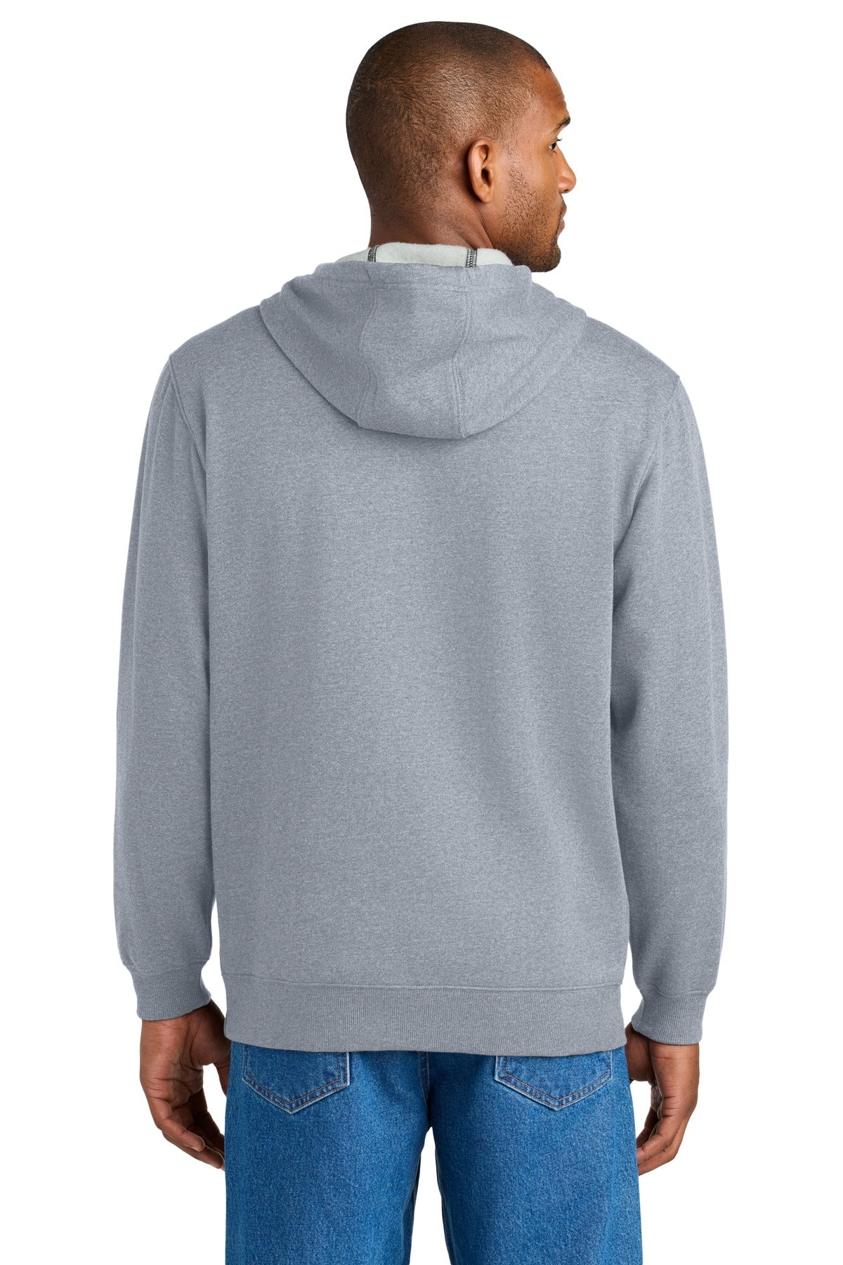 Custom Embroidered CornerStone Tough Fleece Pullover Hoodie CSF630,Heather Grey