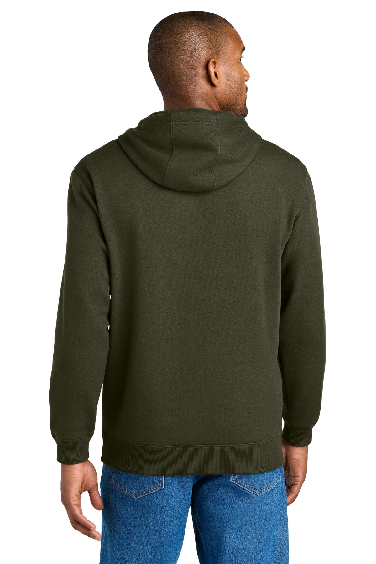 Custom Embroidered CornerStone Tough Fleece Pullover Hoodie CSF630,Tundra Green