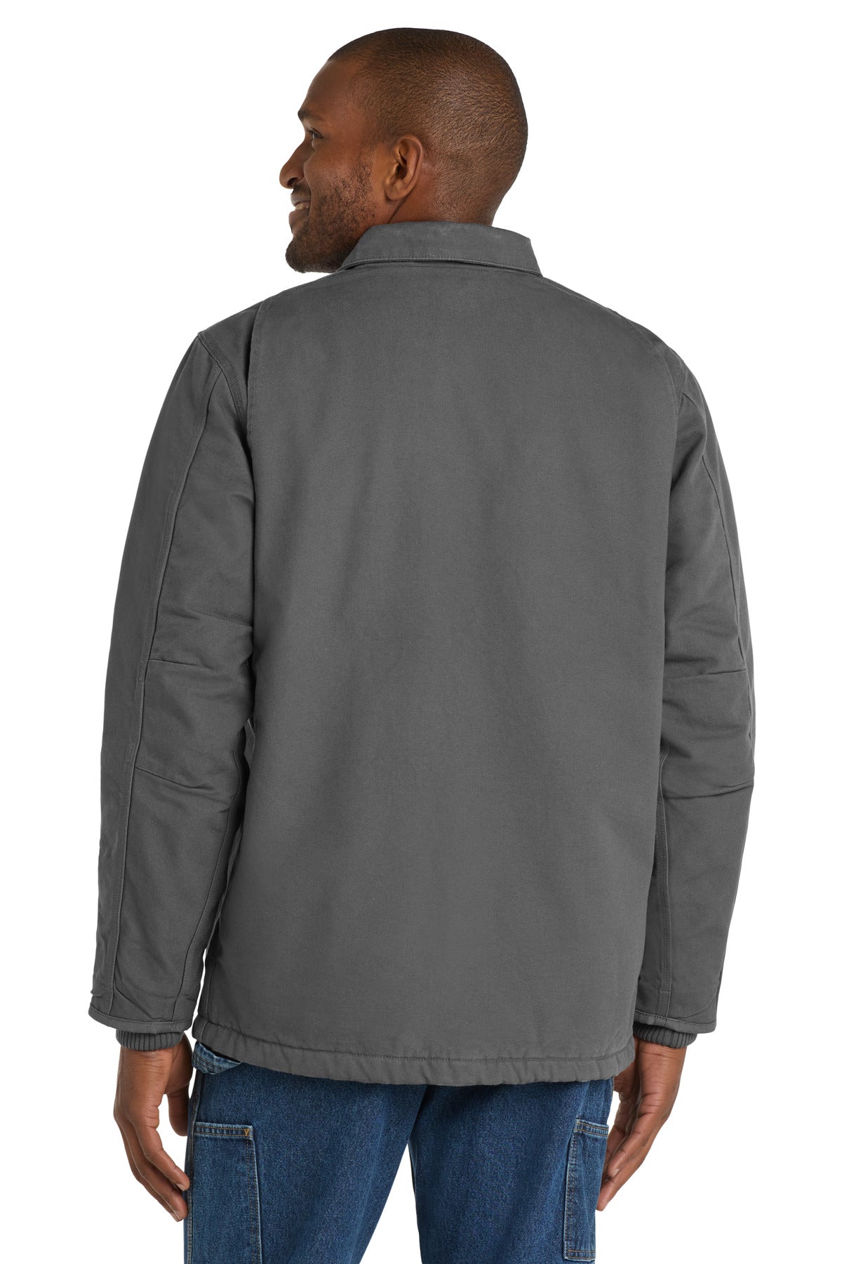 Custom Embroidered Carhartt Sherpa-Lined Coat CT104293,Gravel