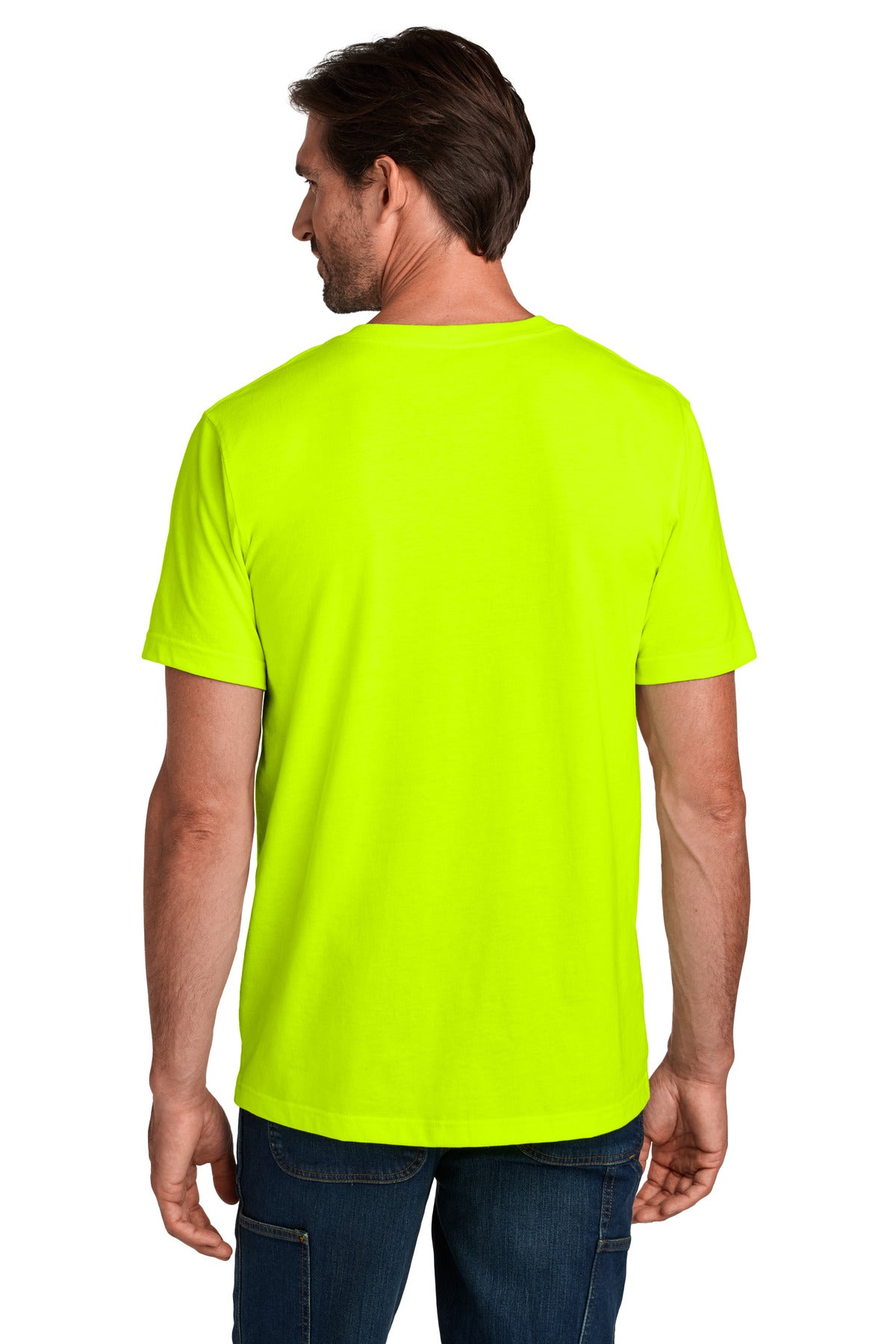 Custom Embroidered Carhartt Short Sleeve T-Shirt CT106020,Brite Lime